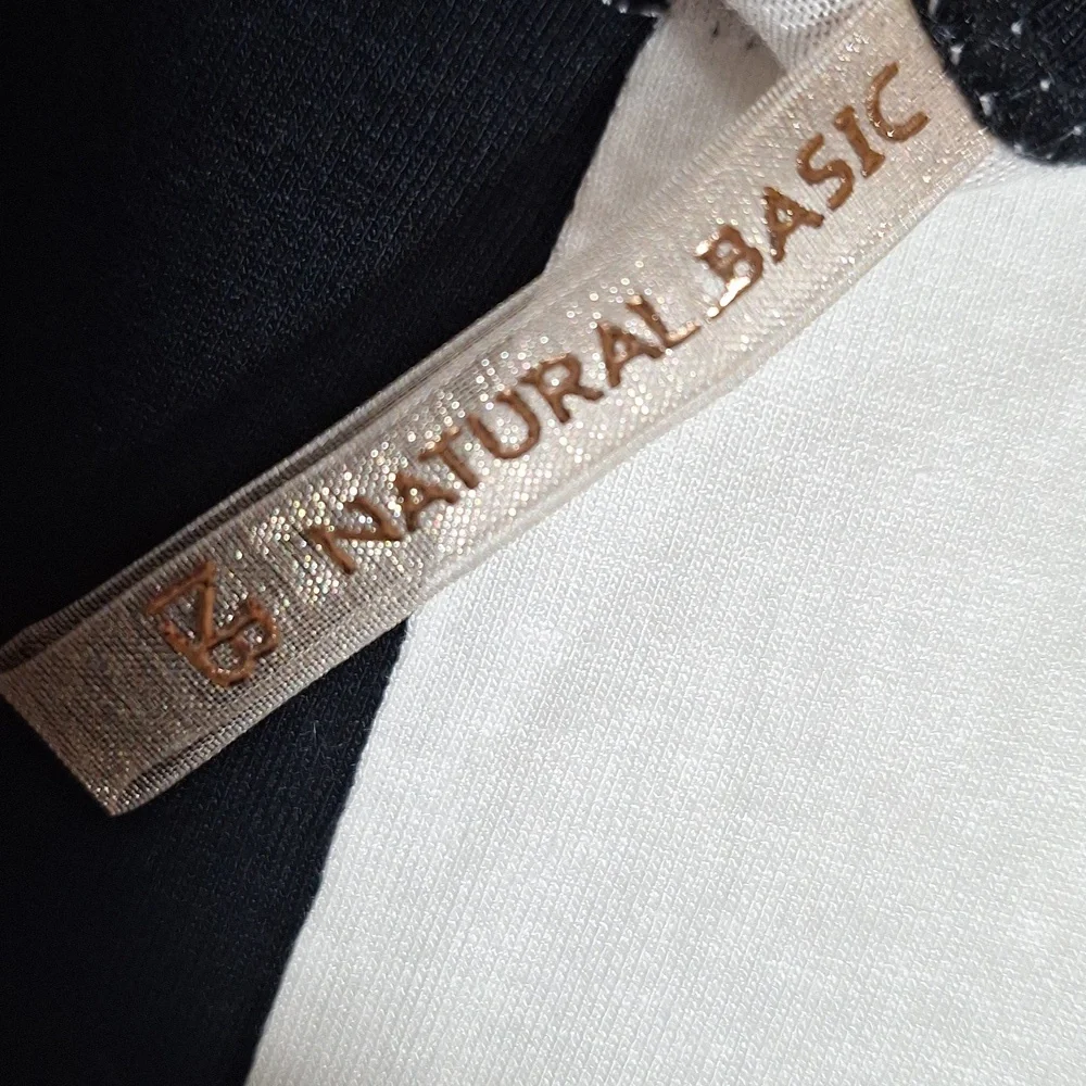 Natural Basic Colorblock Long Sleeve Top (BUY IT NOW) - Picture 3 of 4